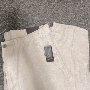 New with Tags Men’s Linen Khaki Pants - US Size XL